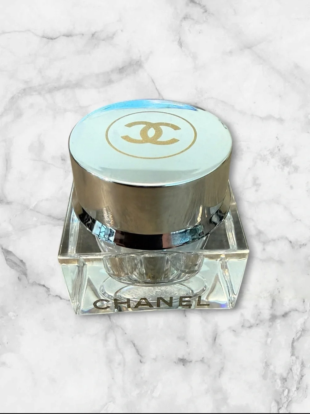 CHANEL Hand,Hair, &Beard Balm- Silver and Clear Jar
